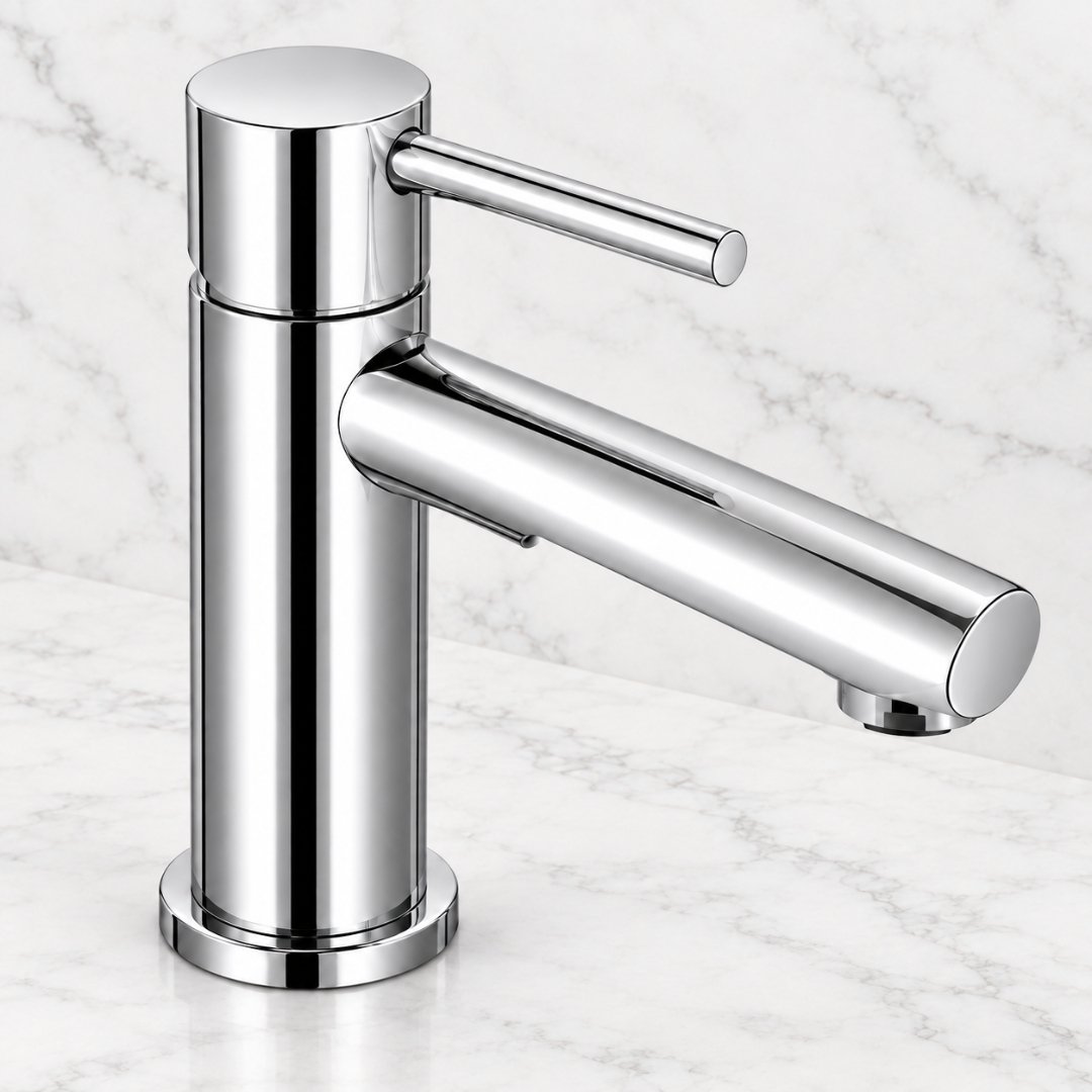 JQ-FLP-CHR-5051BPM Single Lever Basin Mixer Wash Basin Tap - My Home Studio